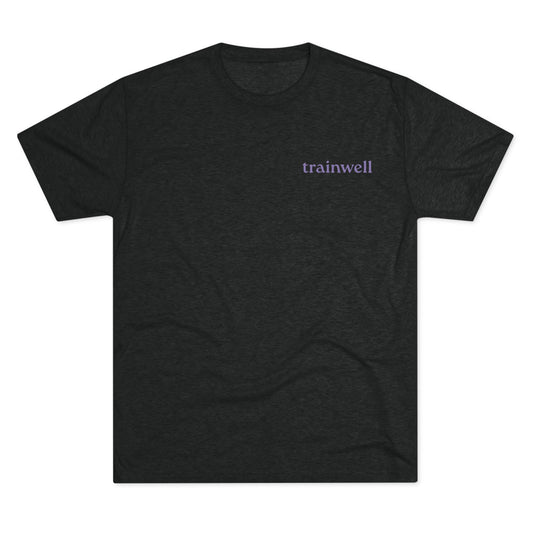 Trainwell Unisex Crew Tee - Tri-Blend