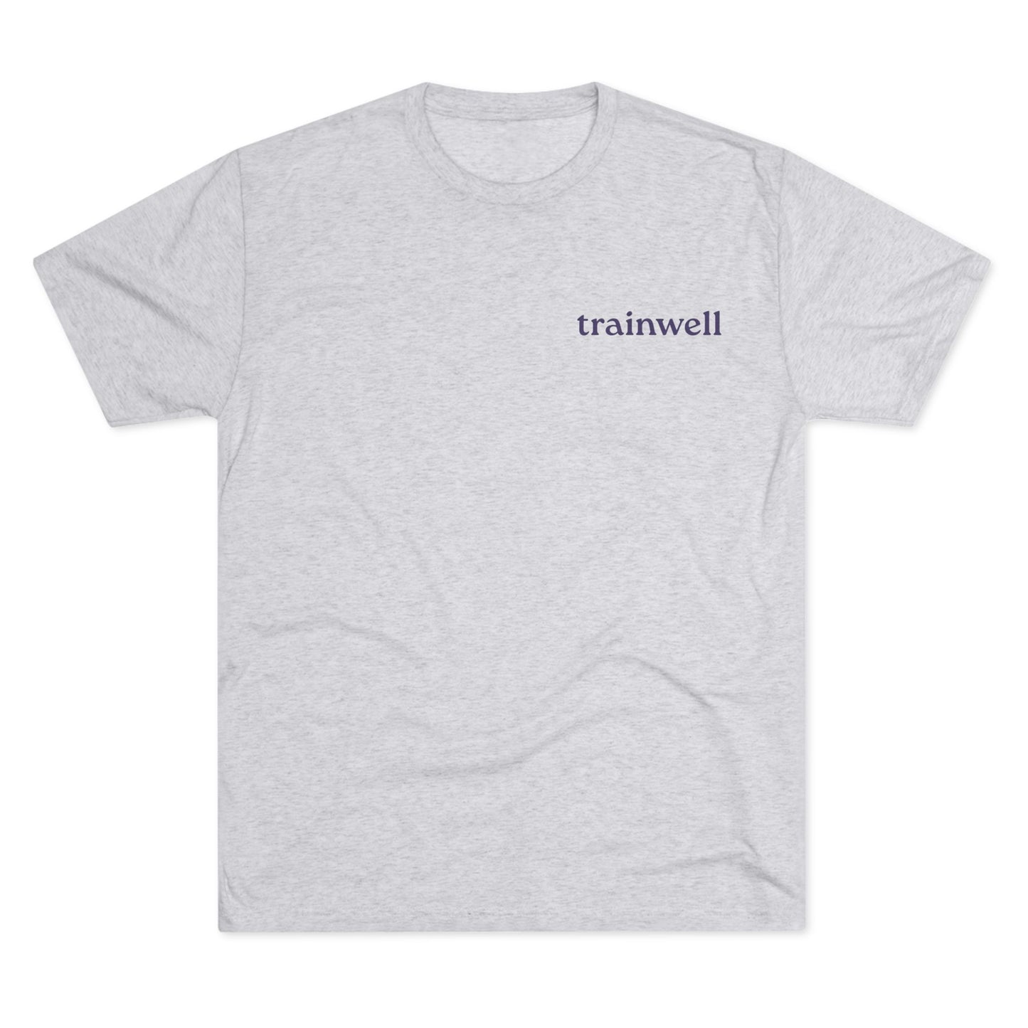 Trainwell Unisex Crew Tee - Tri-Blend