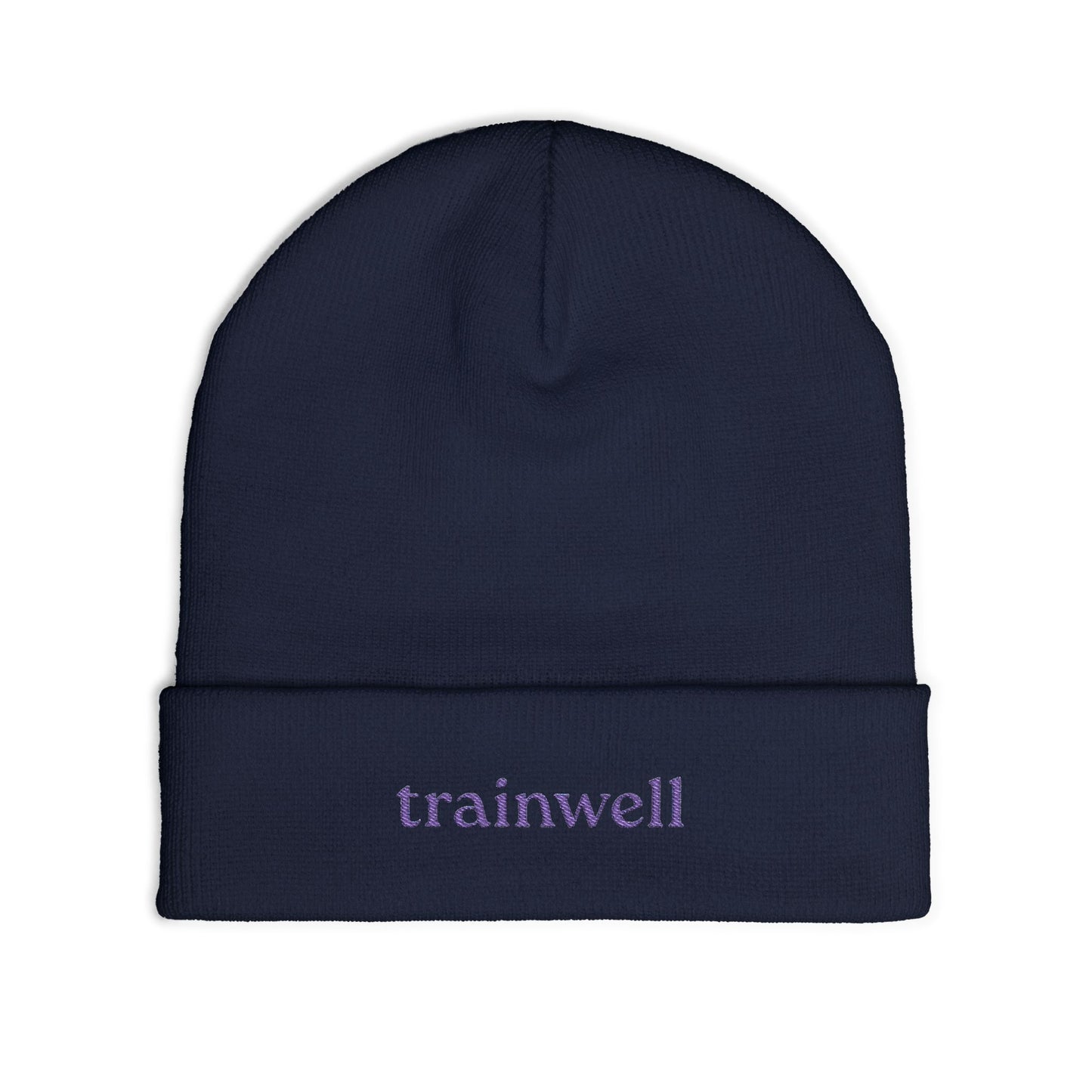 Embroidered Knit Beanie - Trainwell