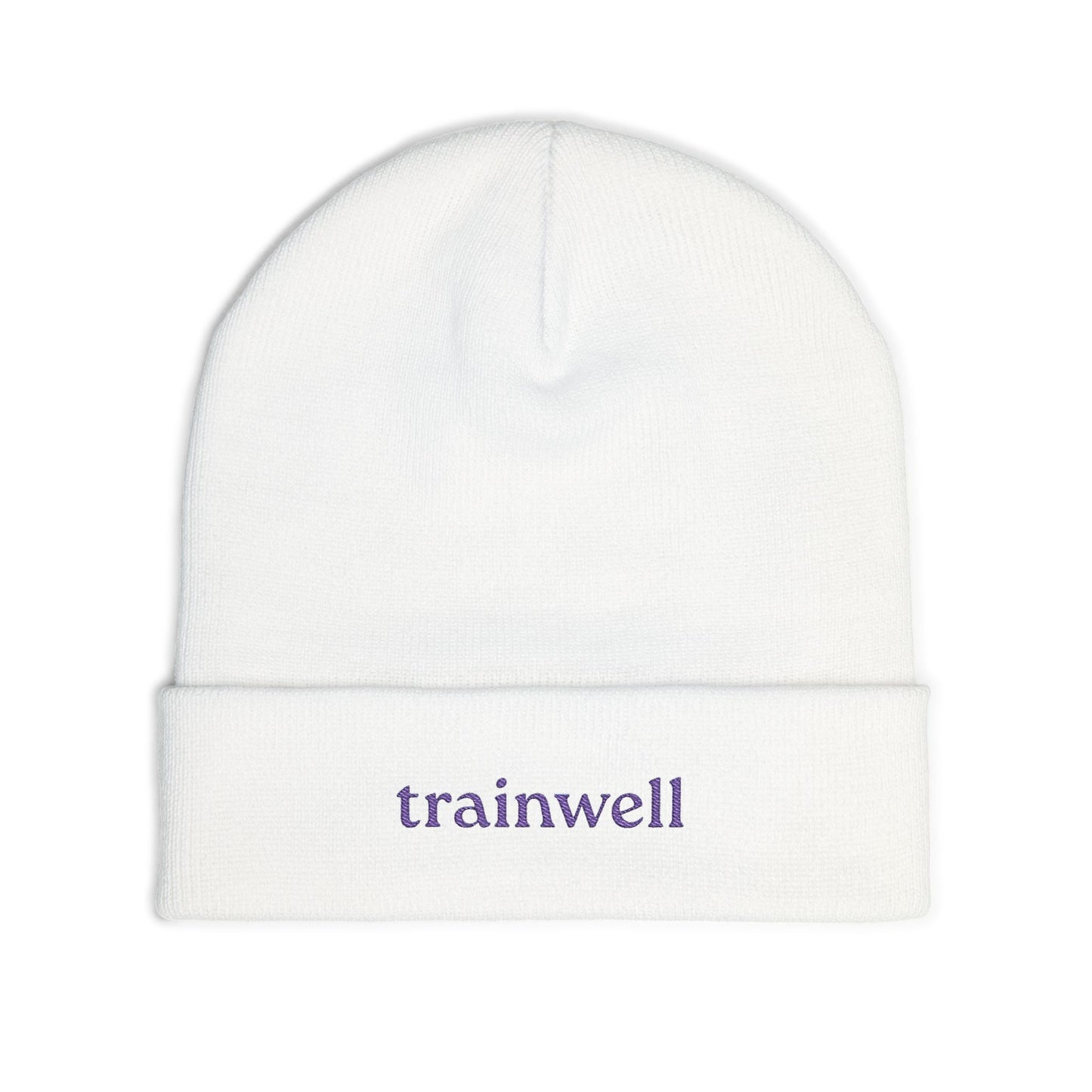 Embroidered Knit Beanie - Trainwell